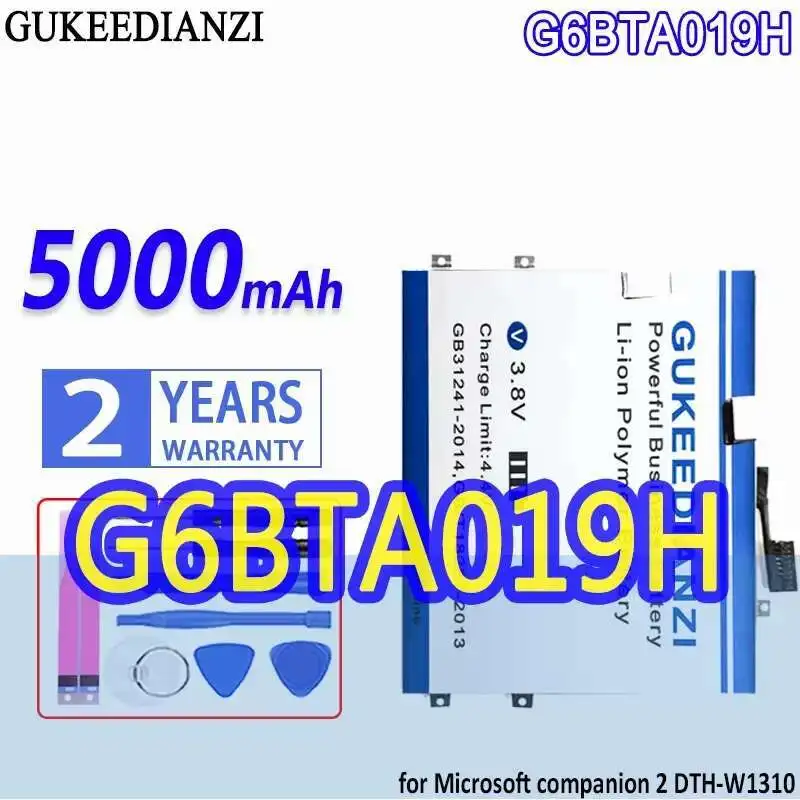 

Для Microsoft G6BTA019H Cintiq Companion 2 Companion2 Dth-W1310 0B23-00E00RV 5000 мАч долговечная батарея для планшета