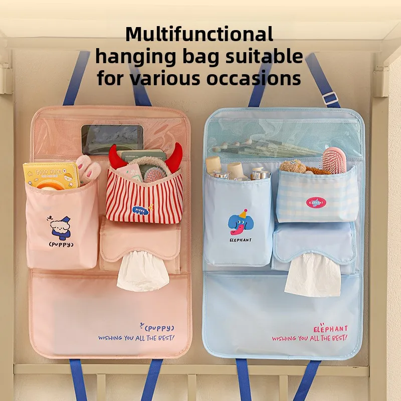 New Multi-functional Over-the-door Storage Organizer, Car Interior Hanging Storage Bag, Large Capacity Dorm Room Sundries