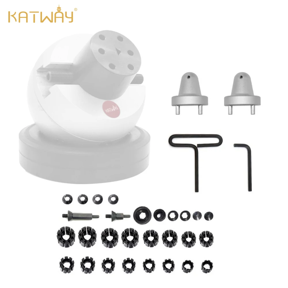 

KATWAY 37 Pcs Big Vise Ball Accessory Jewelry Making 10 kg Engraving Block Fitting Spare Parts Carve Jeweler Tools HH-A03DP