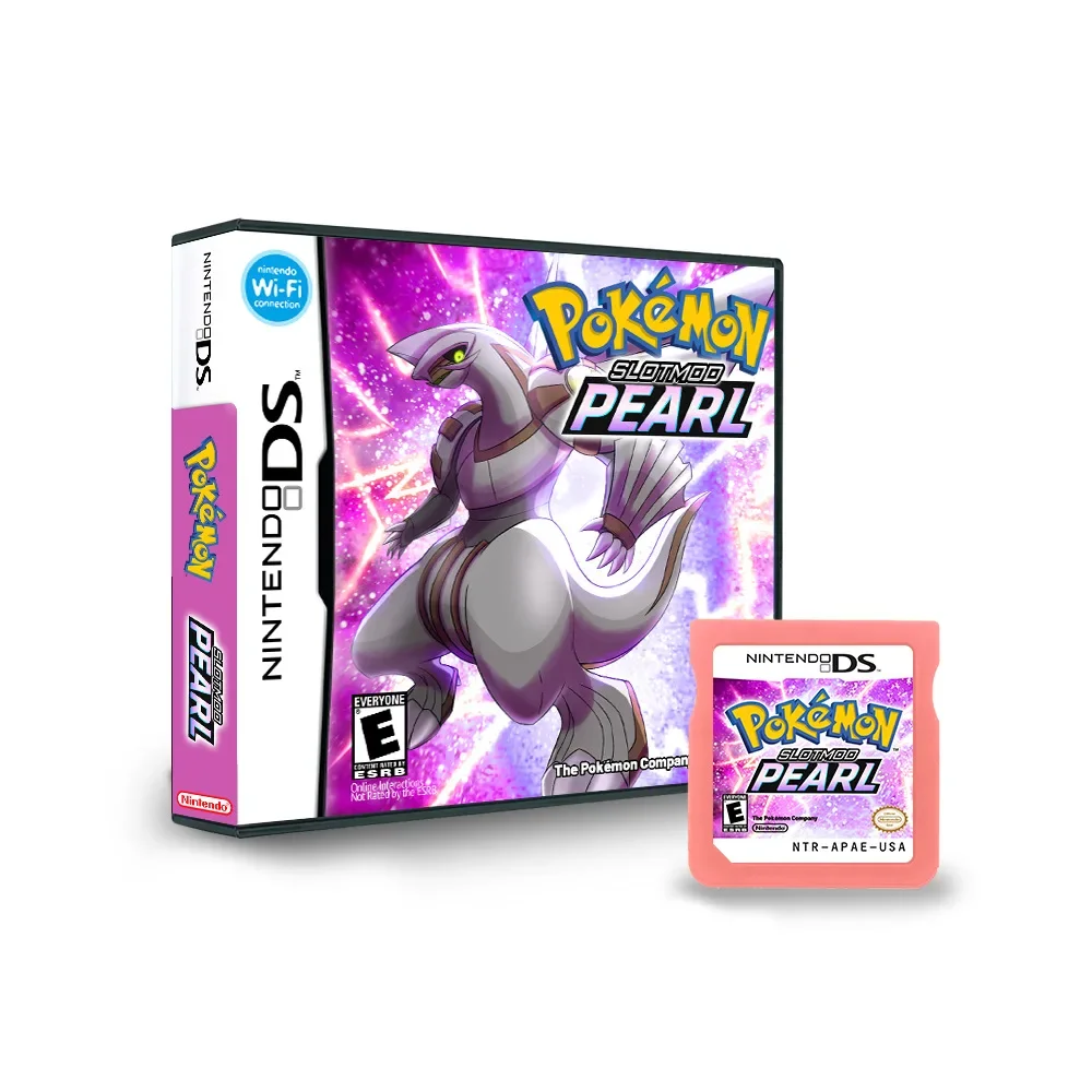 2024 NDS Game Card New Version of  The Game Original Black 2 Excellent Silver Pokemon R4 US Version English 3DS DS