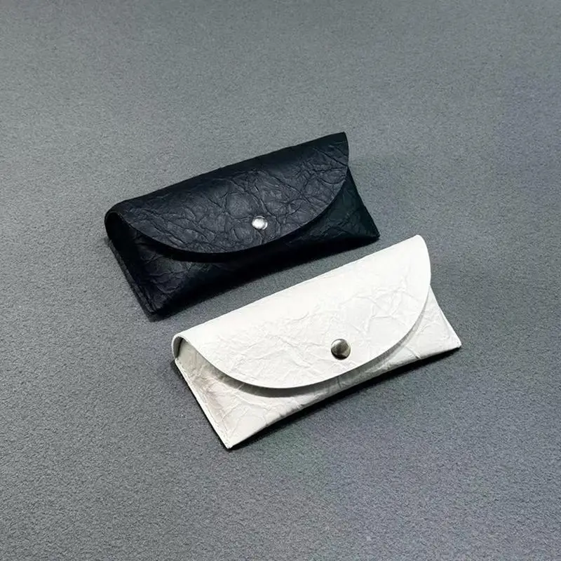 Durable Pu Leather Eye Glasses Sunglasses Shell Hard Case Convenient Lightweight Protector Box Solid Color Pouch Bag Easy To Car