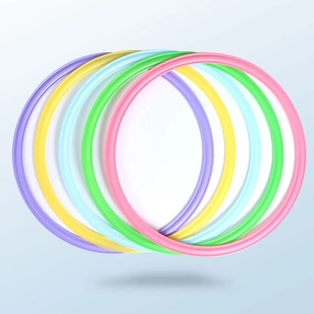 Plastic Outdoor Sport Toys Parent Child Interactive Early-education Teaching Aids Physical Training Toys Lattice Jump Ring Set