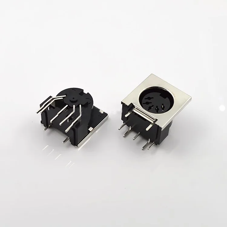 S terminal 7-pin 5-core S terminal socket 90 degrees generous 5-core DS-5-02 with shielding