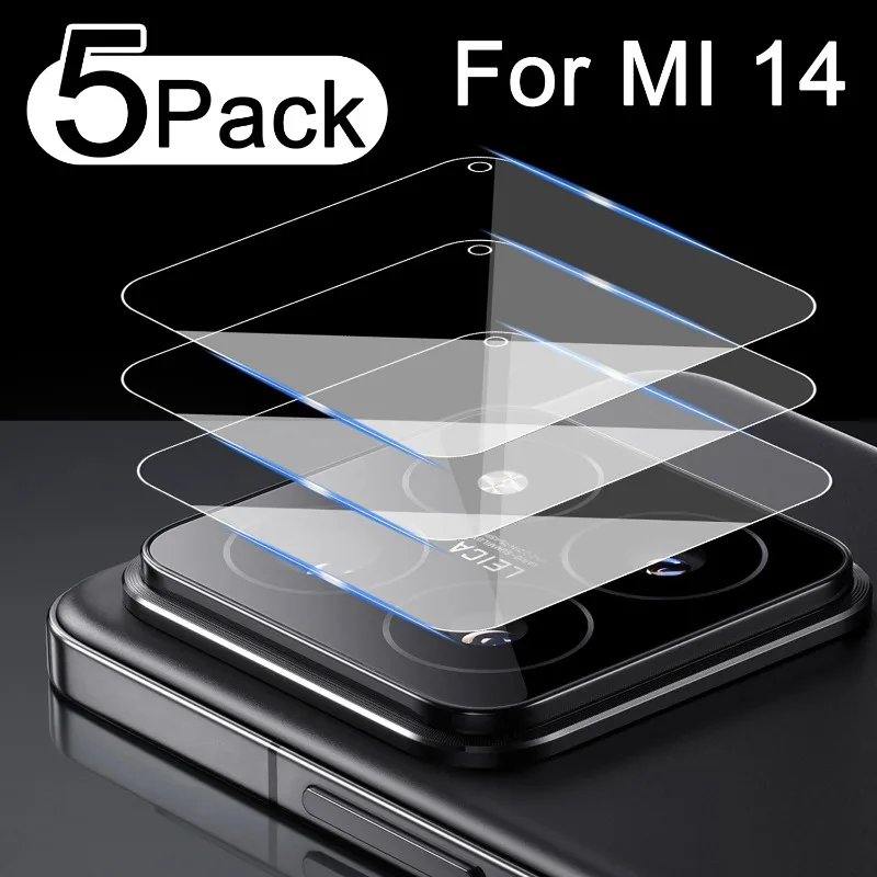 For Xiaomi 14 Camera Lens Protector Hardness Tempered Glass for Xiaomi Mi14 Anti-scratch Protective Film Cell Phone Accessories