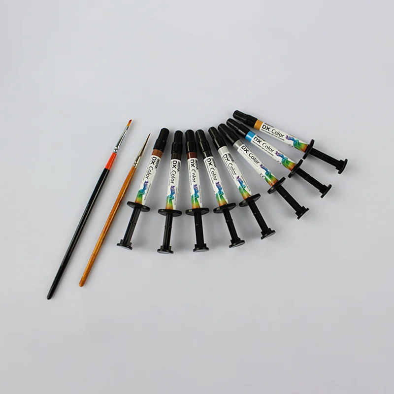 High Quality Color Pastes Resin Kit Dental Light Cure Composite