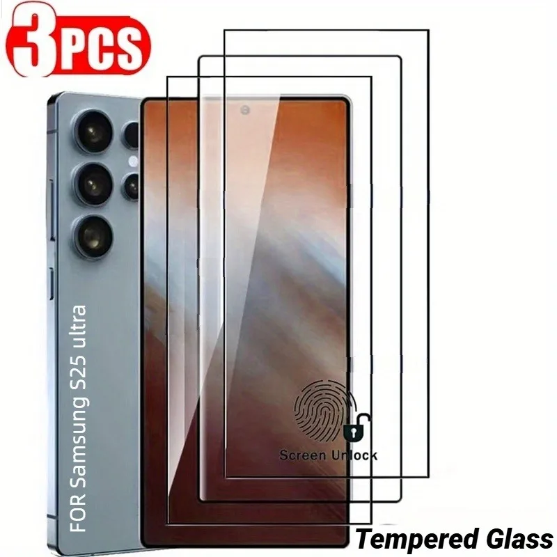 3Pcs Tempered Glass…