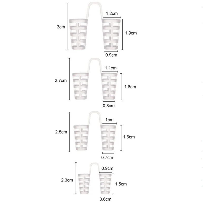 4/8PCS/set Snoring Solution Anti Snoring Devices Snore Nose Vents Nasal Dilators Better Sleep Aid anti Ronquidos Dropshipping