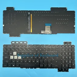 ASUS TUF 게이밍 FX505 FX505DT FX505DU FX505DY FX505GD FX505GE FX505GM FX705D FX705G FX705A FX705DD용 미국/러시아어/스페인어 키보드