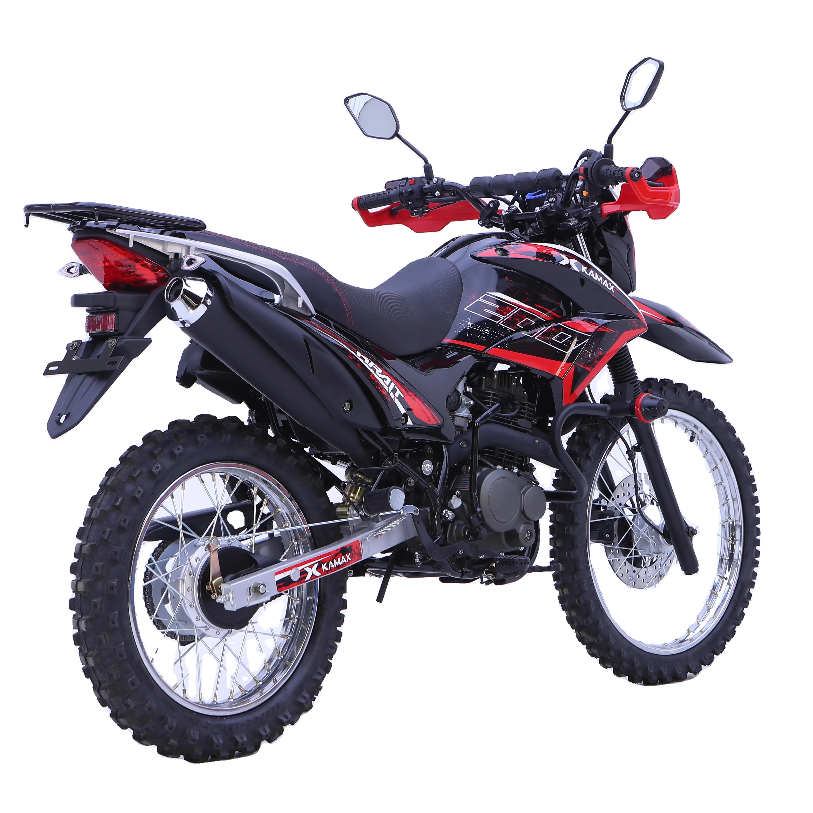 2025 كاماكس الدراجة الترابية 150CC 4-السكتة الدماغية دليل مخلب تبريد الهواء أسعار الجملة دراجة نارية رخيصة