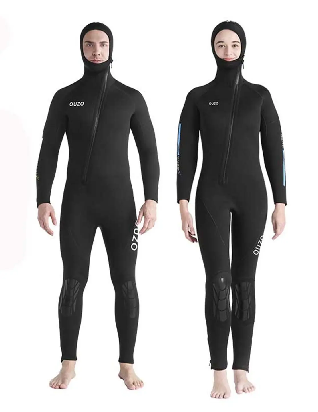 

5MM Neoprene Hooded Wetsuit Men Women Full Body Diving Suit For Scuba Spearfishing Snorkeling Surfing Deepwater Thermal Swimsuit