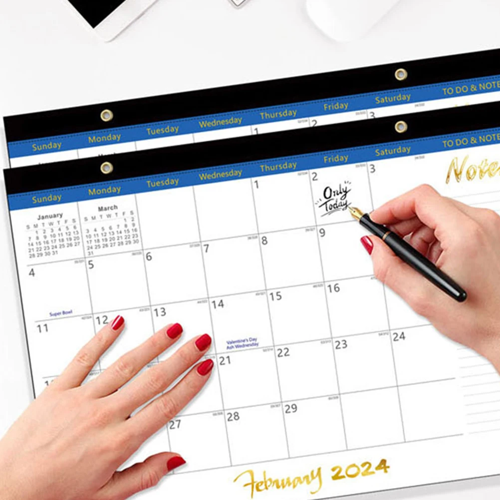 

English Version Wall Calendar 2023 Monthly Family Home Hanging Planner Vertical Sturdy Creative Design Room Daily Use