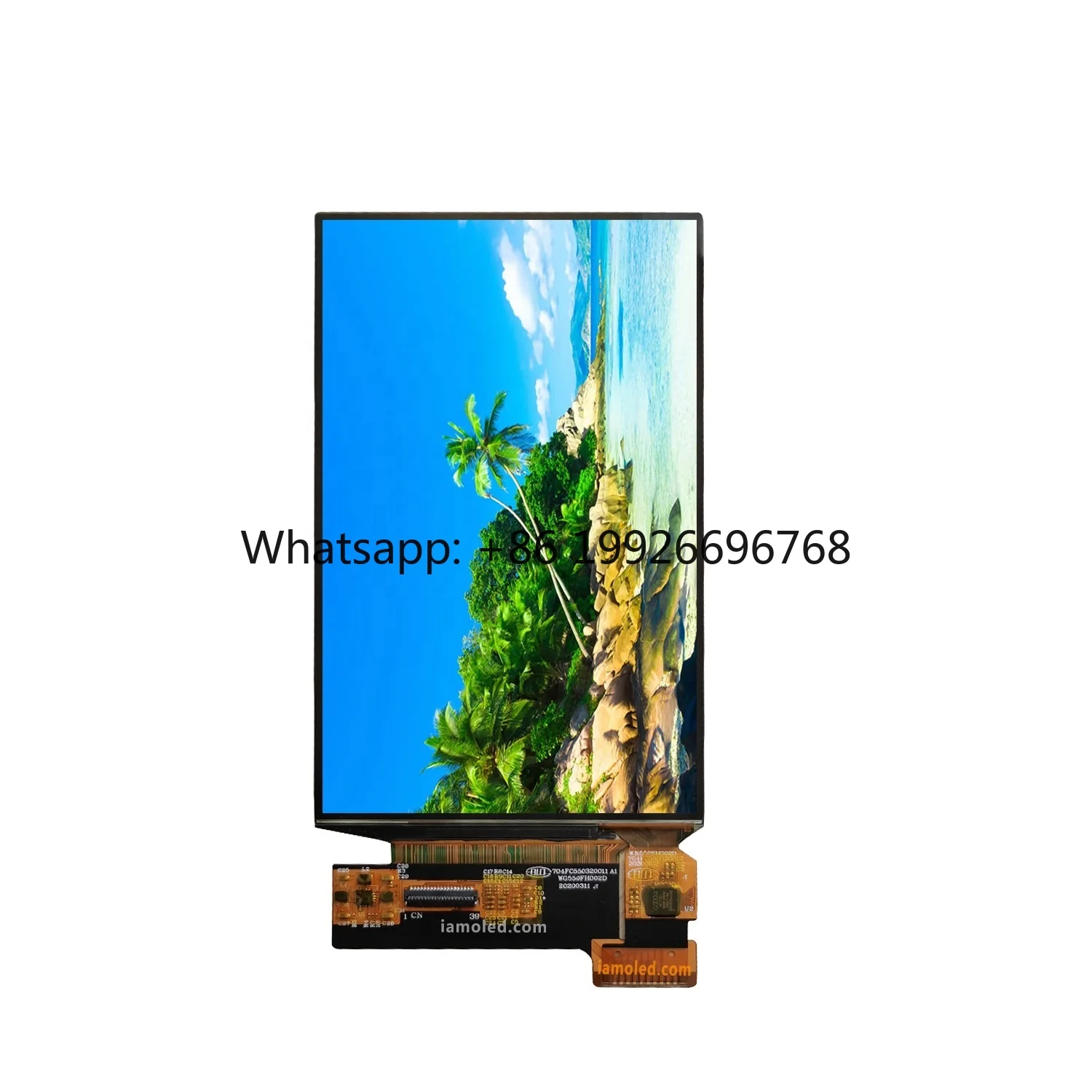 5.48 inch 5.5'' ONCELL Touch Panel 1080X1920 MIPI Interface Full Color amoled Display