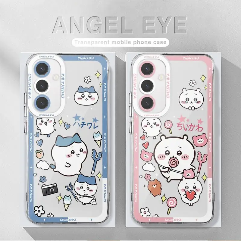 Japan Comics Cute Chiikawas Phone Case for Samsung Galaxy A13 A14 A32 A11 A53 A34 A33 A12 A54 A73 A23 A42 A22 A72 Clear Cover