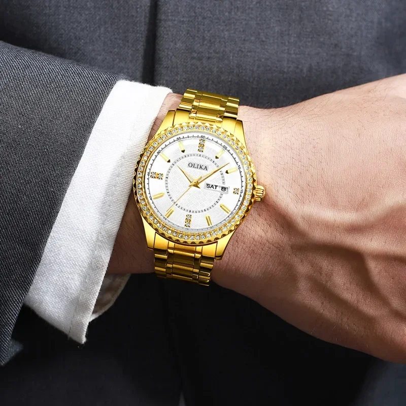 Часы со шнеком NEWSet, мужские часы с ремешком из нержавеющей стали, водонепроницаемые кварцевые часы на заказ