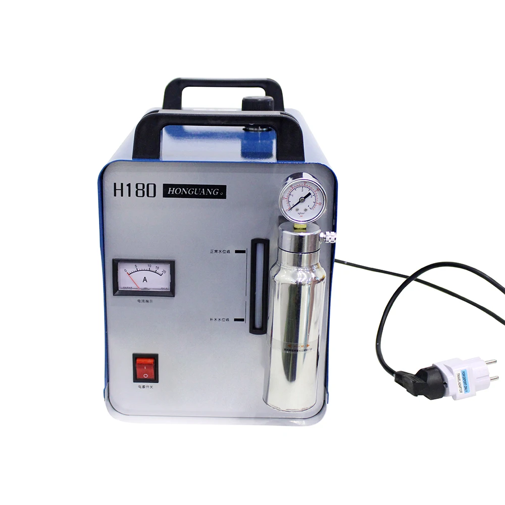 H160/H180 Vlam Polijstmachine 220V Lasser Machine Plexiglas Acryl Waterstof Elektrolyse Water Lasmachine