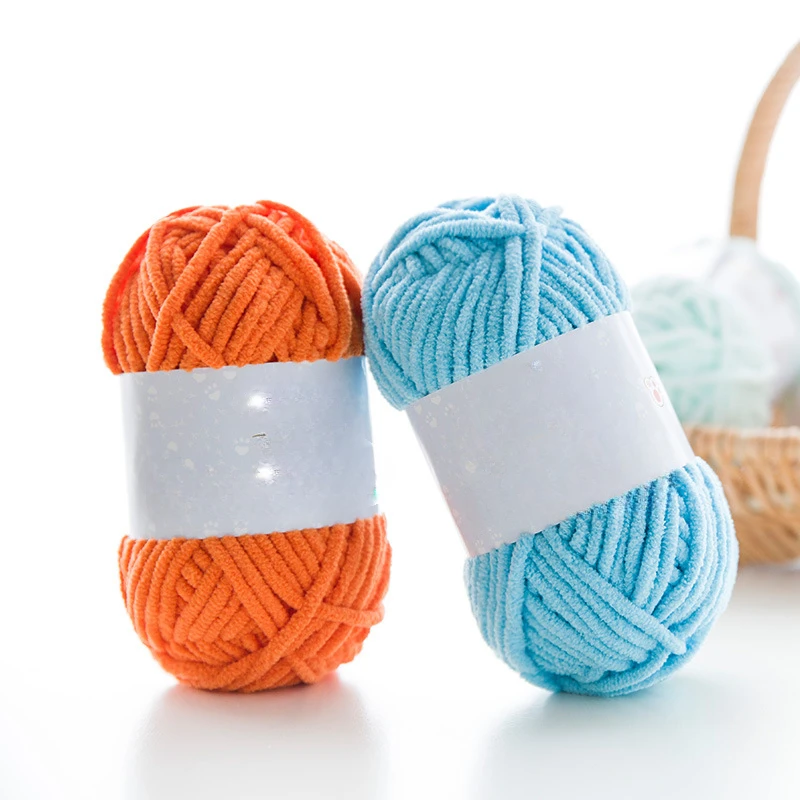 Milk Cotton Yarn Wool Yarn Thread for KnittingScarf Wool Handmade DlY Doll String