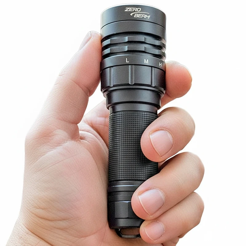 

D5 Diving LED Flashlight Rechargeable 3100 Lumens 100m Waterproof with Long-Range Search for Night Exploration Camping