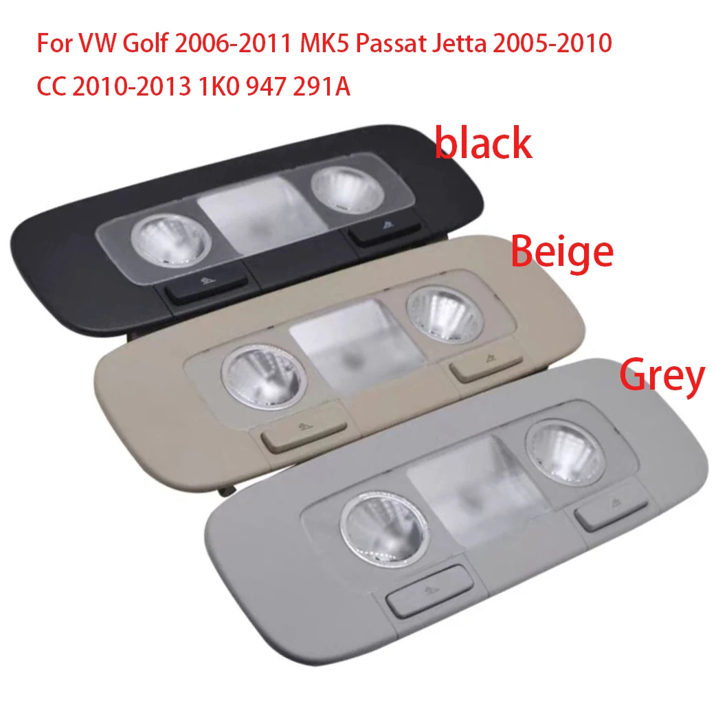 1K0947291A Car Rear Reading lamp Indoor Light For VW Golf 2006-2011 MK5 Passat Jetta 2005-2010 CC 2010-2013 1K0 947 291A
