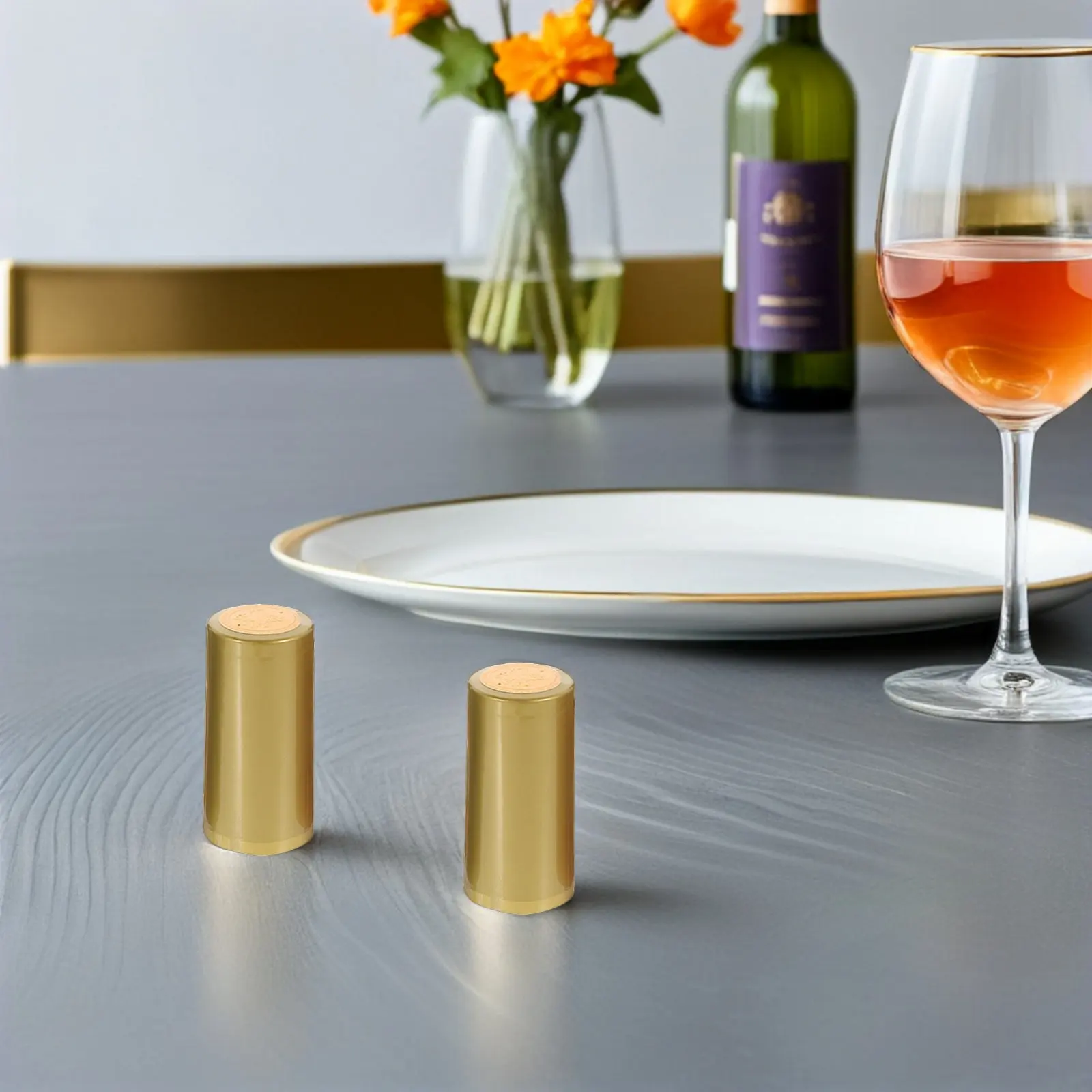 

180pcs Red Wine Bottle Shrink Caps Heat Seal Pvc Film Wraps For Wine Preservation Bottle Sealing Capsules Leakproof Stopper
