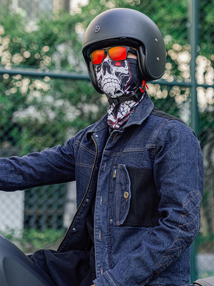 AliExpress ROCKBROS Ice Silk Cycling Face Mask UPF50+ Sun Protective Headscarf Skull Outdoor Riding MTB Road Bicycle Scarf Collar Bike Mask