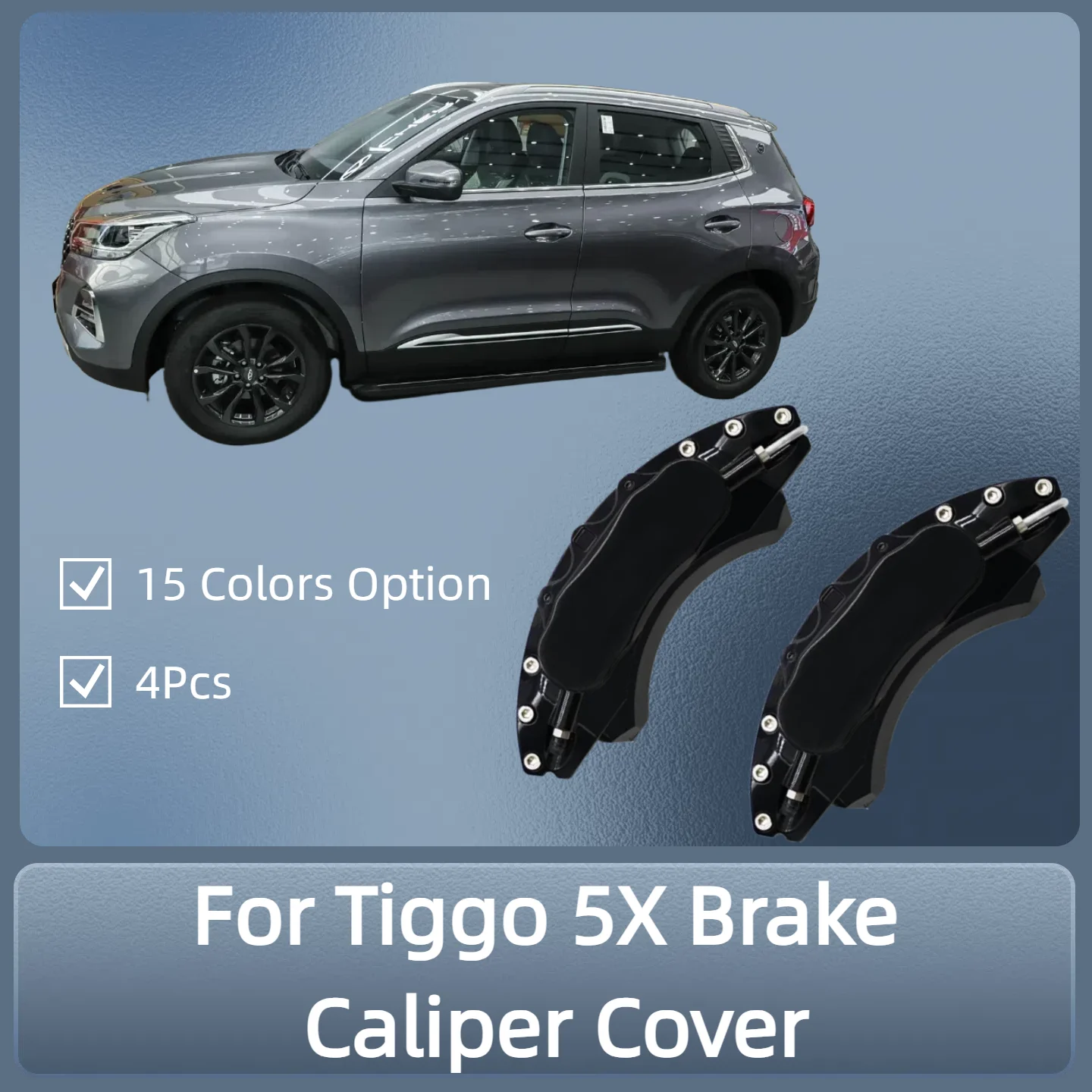 

For CHERY Tiggo 5X 4 Pro DR 4 5 MM X55 Ebro S400 Car Brake Caliper Cover Aluminum Alloy Metal Kit Fit Luxury Sport Utility