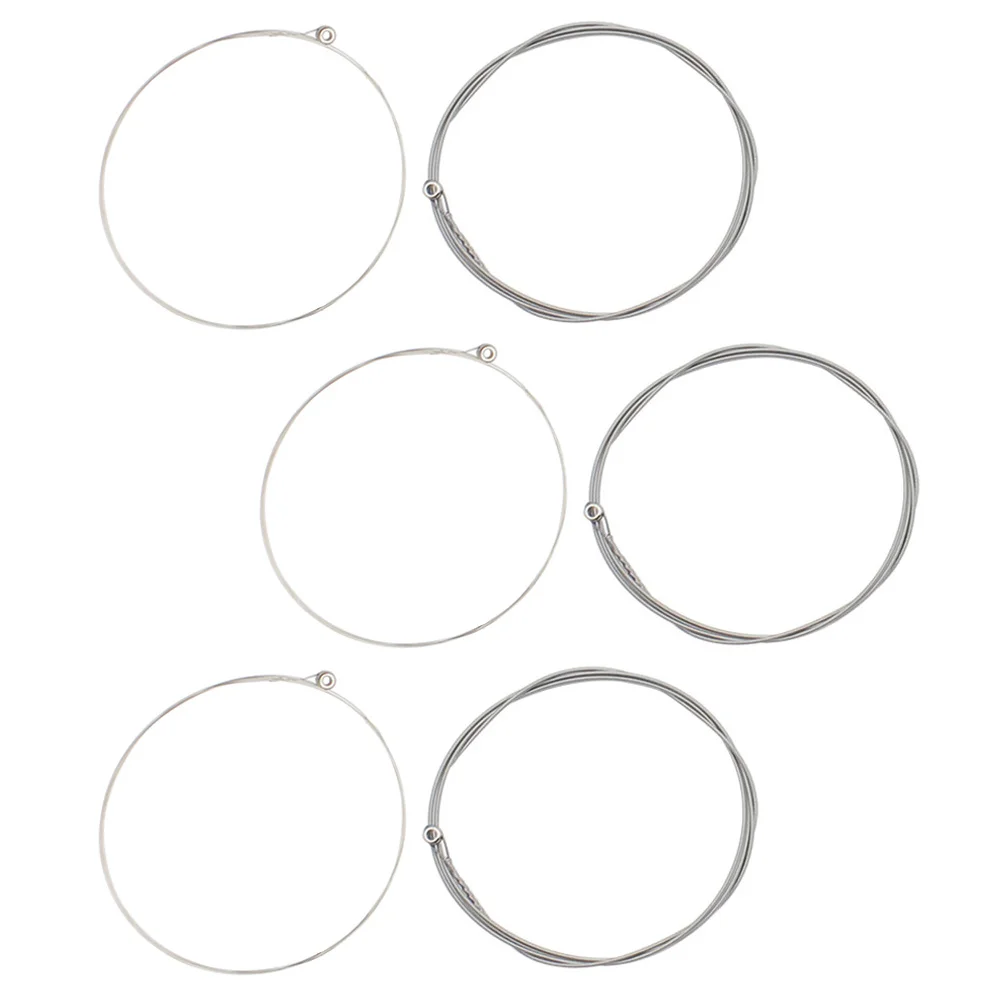 

1Set Electric Guitar Strings Stainless Steel Replacement High Durability Bright Tone Easy Install Guitar Accessory Upgrade