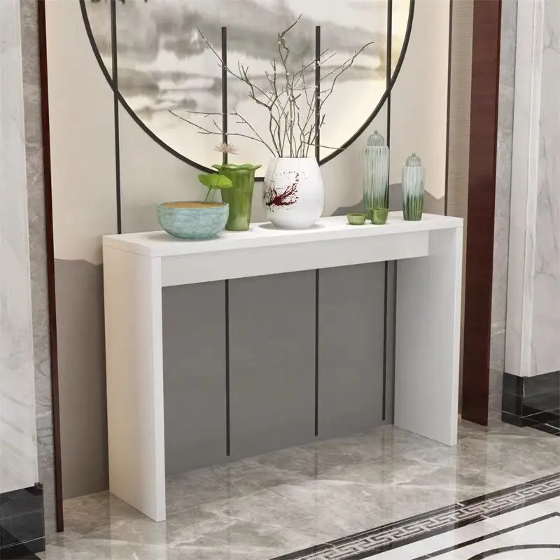 Console table space saving simple console table elegance