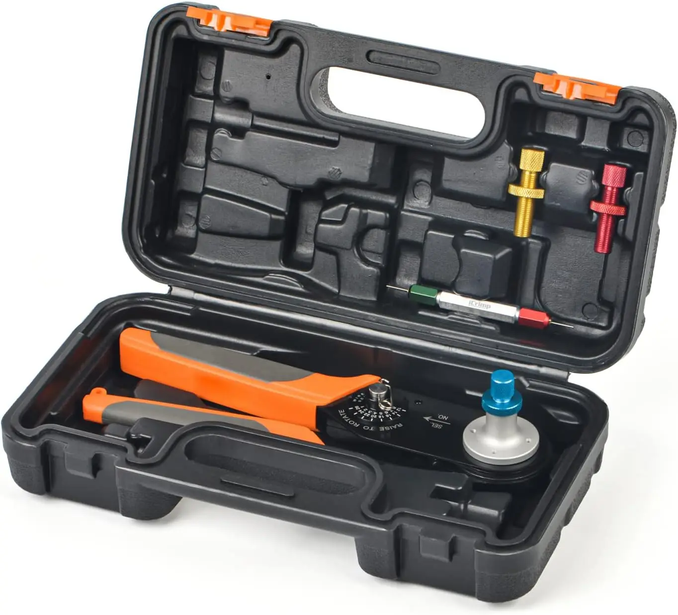 

Deutsch Crimping Tool for DT DTM DTP Connectors, 12-26 AWG, 4 Way Indent Crimp