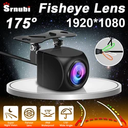 1080P Waterproof Vehicle Camera with Night Vision for Rear View Universal Backup Camera Car Monitor Head Unit Audio Reverse Cam