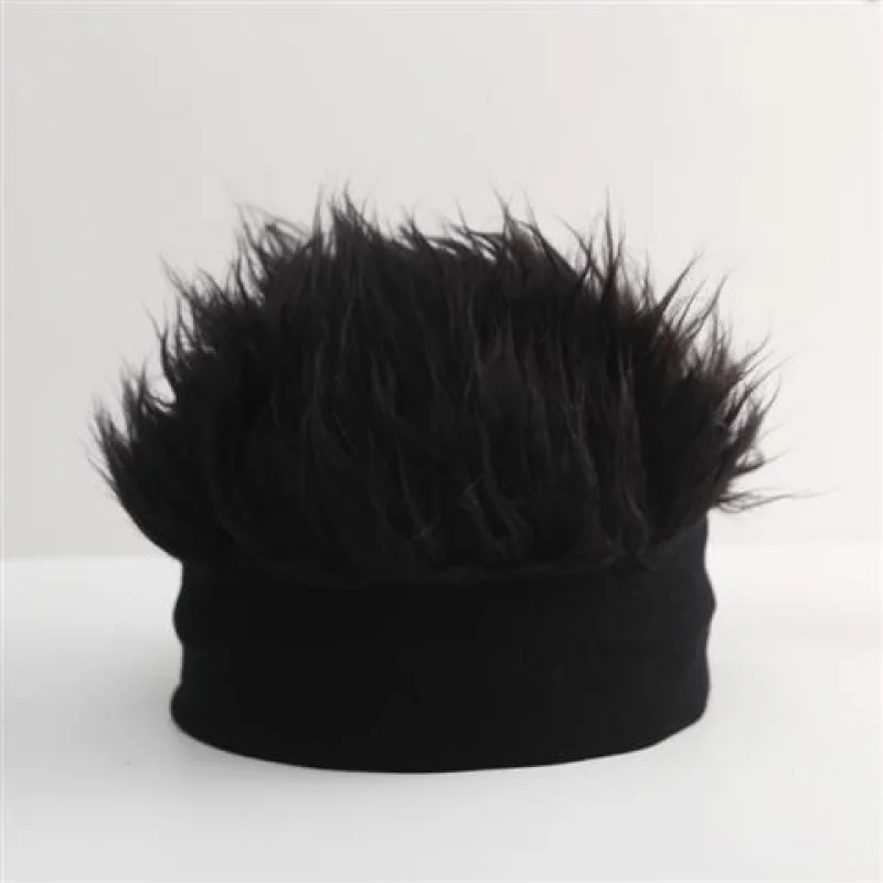 Hip hop wig hat one dopamine Wang Lei same wig hat men's hat cute funny net red head