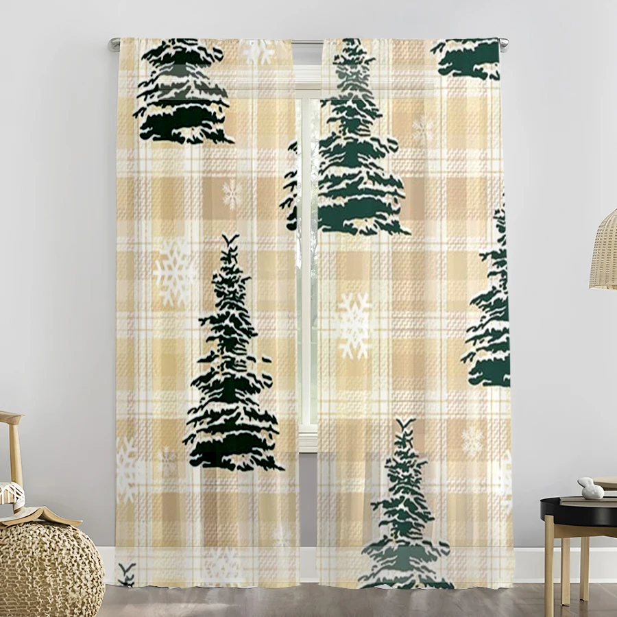 2 sztuki świątecznych zasłon, – Curtain Rods recenzja i cena