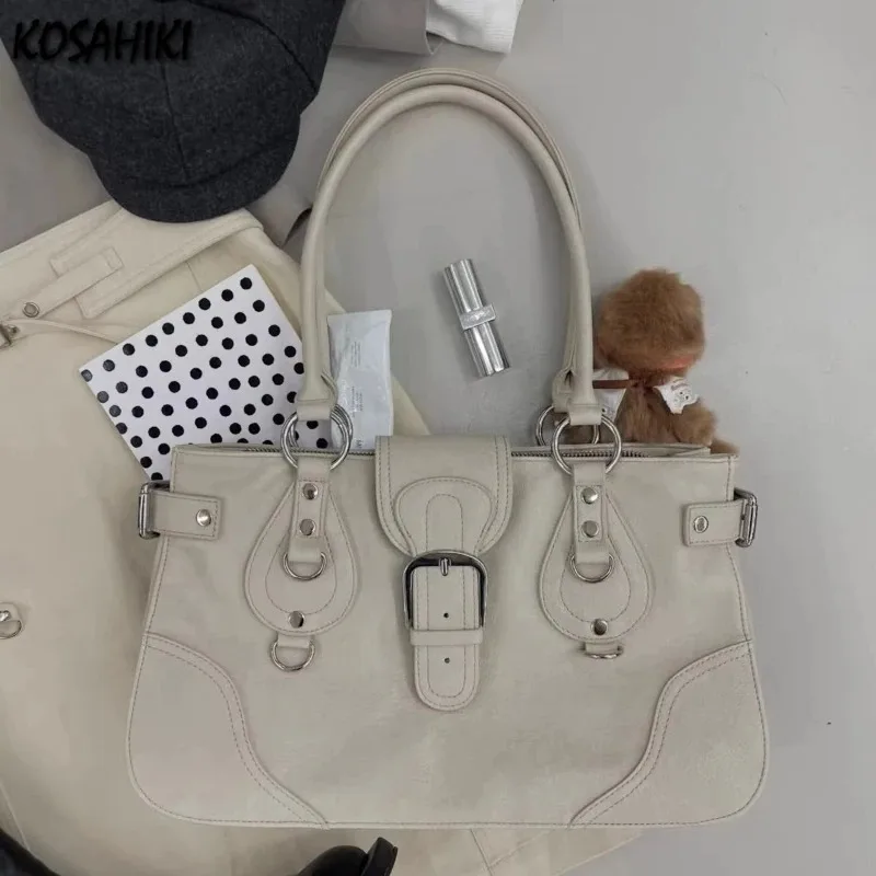 

2026 New Women Casual Simple Handbags Office Lady Chic Korean Fashion Shoulder Bag Y2k Aesthetic Female All Match Underarm Bag