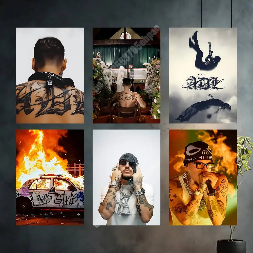 Rapper Y-Yeat ADL Lyfestyle Aesthetic Poster HD Gallery Prints Home Wall Art Creative Gift