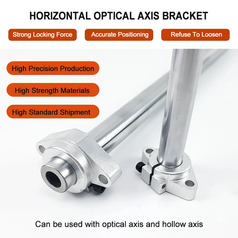 1pc SHF12 SHF13 SHF16 Aluminum Linear Rod Rail Shaft Support 12mm 13mm 16mm For CNC Router XYZ Table 3D Printer Parts