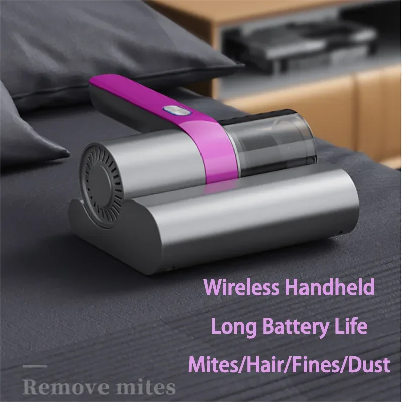 

7500PA Wireless Dust Removal Equipment with UV Light Portable Home Handheld Vacuum Mite Remover for Mattresses Sofas Cleaner