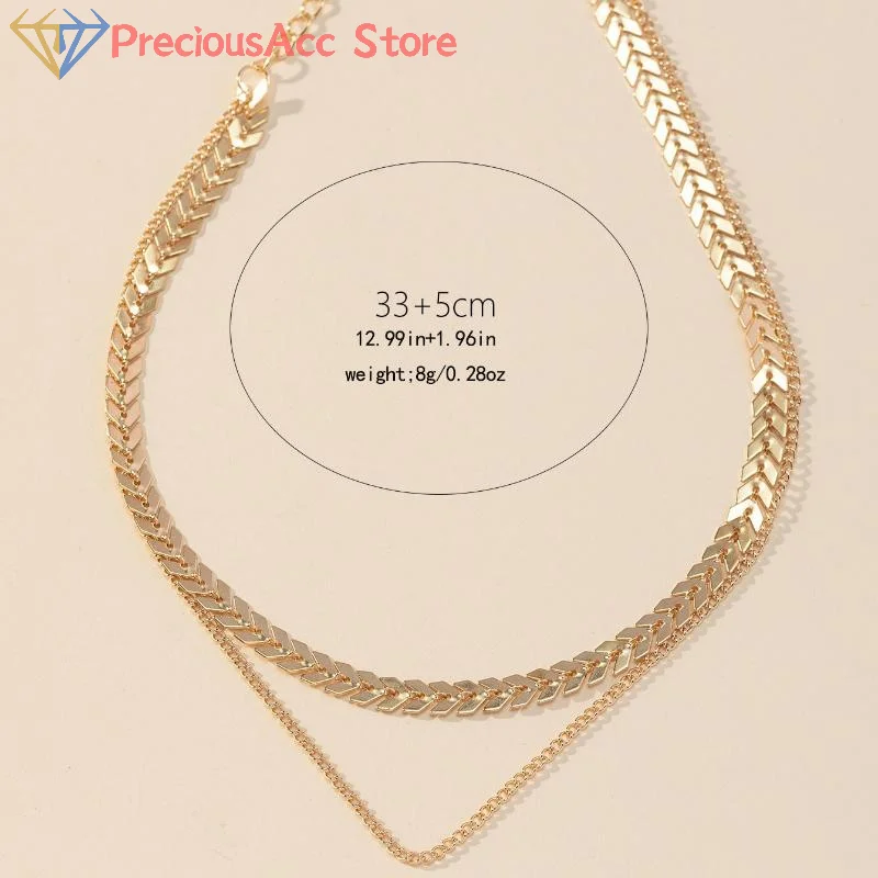 Pearl Bead Choker Necklace Gold Tone Chain Pendant Gothic Jewelry for Women Evening Party Costume Outfit Daily Styling