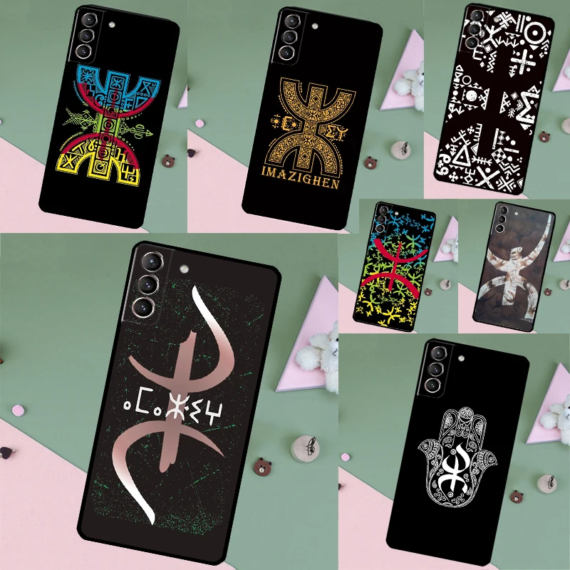 Amazigh Berber Flag Case For Samsung Galaxy S26 Ultra S25 S24 S23 S22 S21 S10 Plus S20 FE S25 Ultra Phone Cover