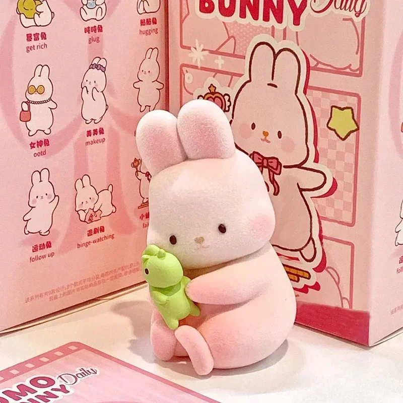 Momo bunny daily series Blind Box Mystery Box Caixa Caja Dolls Gift Anime Action Figure Toys