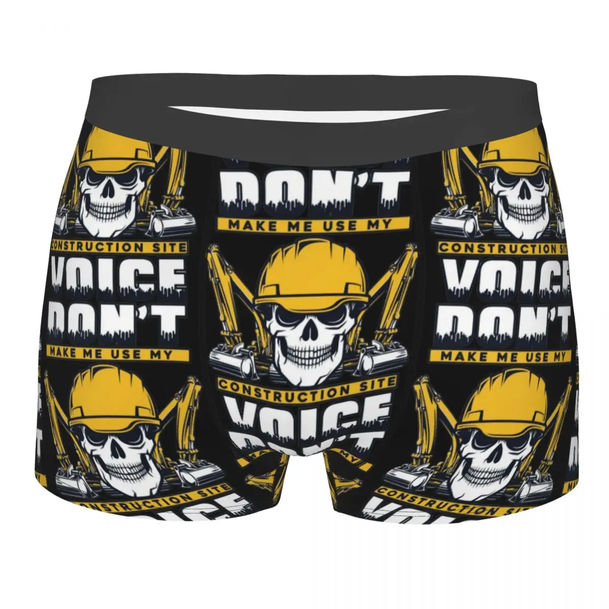 Backhoe Heavy Equipment Operator Men Boxer Briefs Highly Breathable Underwear Top Quality Print Shorts Gift Idea