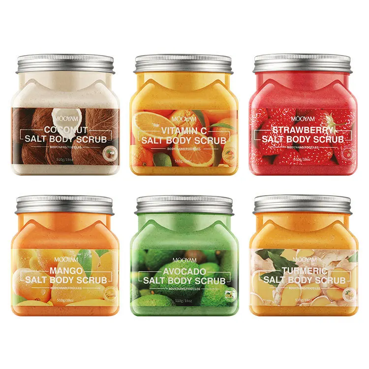 510g Fruit Body Scrub Scrub Body Wash Body Cleansing Dead Skin Scrub Other Benefits Moisturizing Deep Cleansing Exfoliating