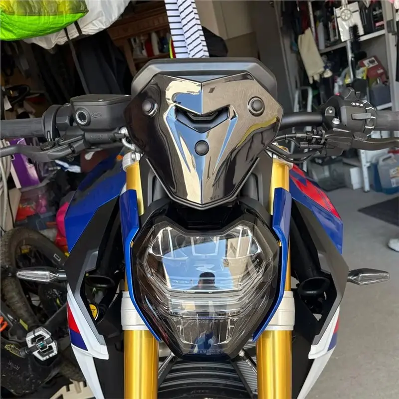 A80X-For BMW F900R 2020-2025 Motorcycle Front Wind Deflector Accessories Windscreen Windshield With Bracket Set