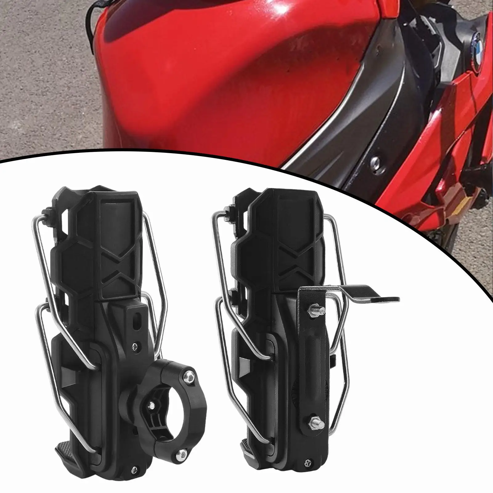 

Motorcycle Cup Holder Travel Lightweight Sturdy Modern Portable Drink Holder