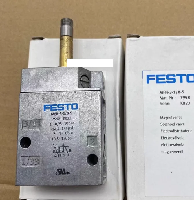 New Original FESTO classic solenoid valve tiger valve MFH-3-1/2-S 7960