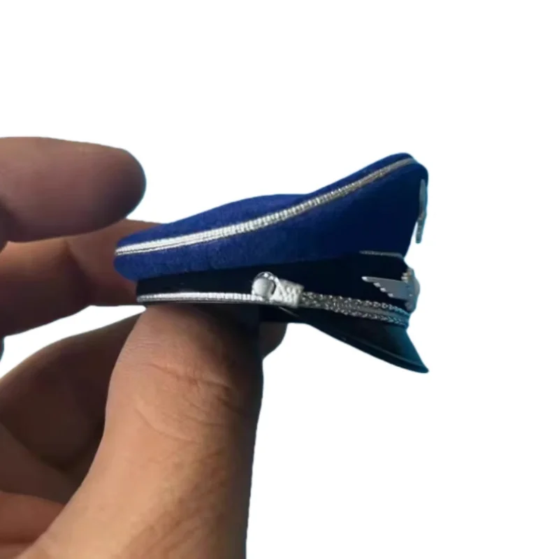 

﻿1/6 Soldier World War II Large Cap Big Eaves Hats Doll Component Model Cap Soldier Parts Hat BJD Model﻿