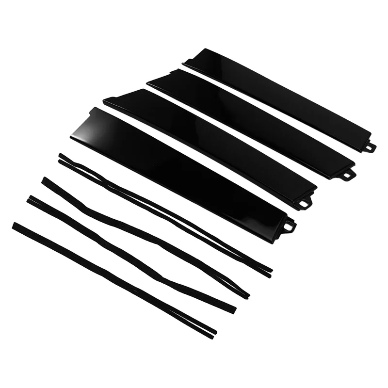 

4-Piece Front+ Rear Door Window Exterior Trim Panel Set For Honda Accord 09–14 72930-TP5-003ZA 72430TP5003ZA 72470-TP5-003ZA