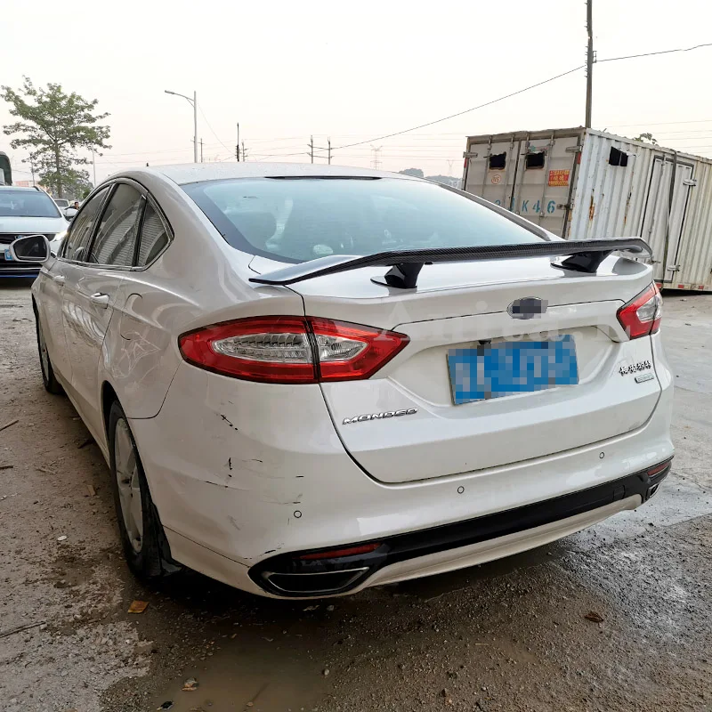 

For Ford Mondeo/Fusion 2012 2013 2015 2016 Car Decoration ABS Plastic Paint Painting Color Rear Trunk Spoiler Accessories