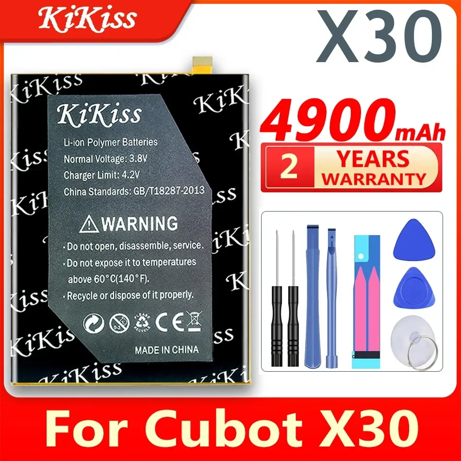 

4900mAh KiKiss Powerful Battery for Cubot X30 MMobile Phone Replacement Batteries