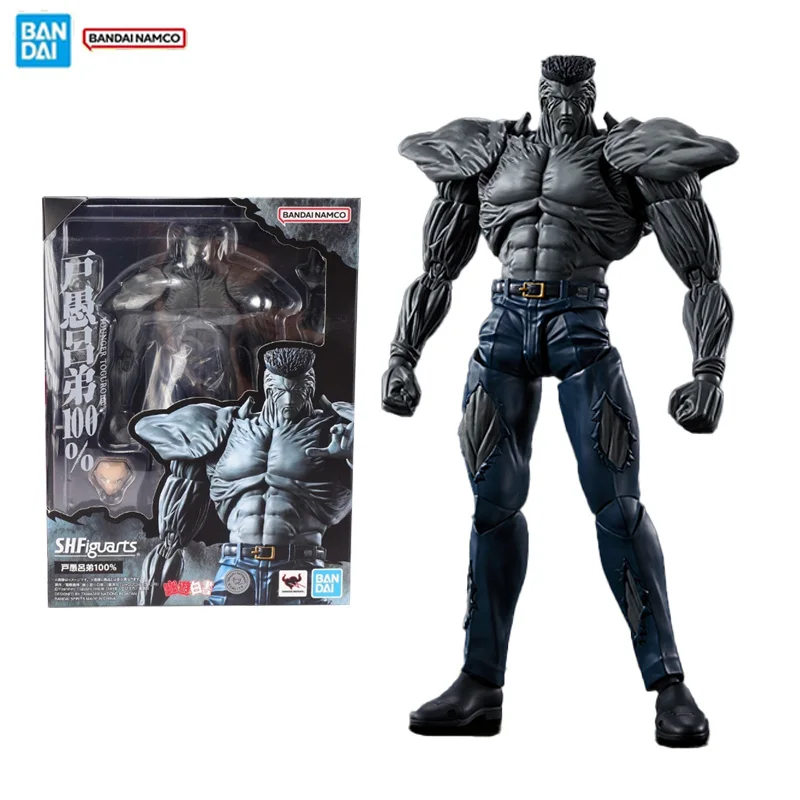 

Bandai Original Genuine Figure YuYu Hakusho Model Kit SHF Younger Toguro 100% Collection Action Figure Model for Kids Toys Gifts