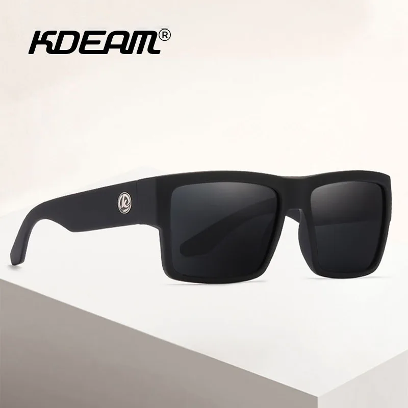 

Солнцезащитные очки KDEAM Fashion, поляризованные, с защитой от ультрафиолета, квадратной формы, для мужчин и женщин, для отдыха на природе, путешествий, вечеринок, фестивалей, в подарок