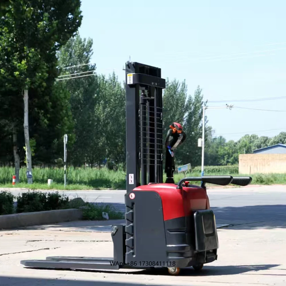 1.5ton 2Ton 2m 3m 4m Electric Stacker Full Electric Forklift Walkie Semi Electric Pallet Stacker